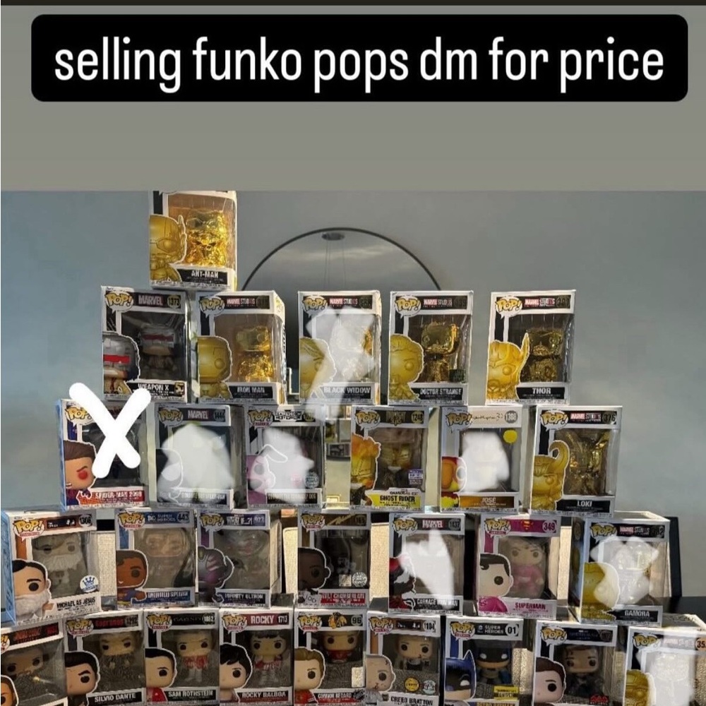 Funko Gold and White Accessories Collection